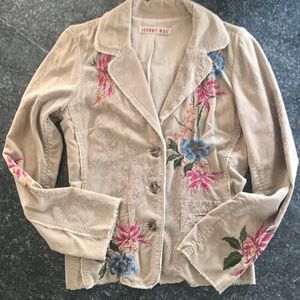 Women’s Embroidered Velvet Johnny Was Jacket